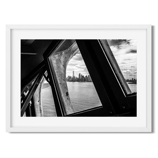 Fine art print of View through the Crown of Statue of Liberty