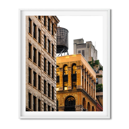 Fine art print of Water Tower on 19 W 4th Street Greenwich Village New York City