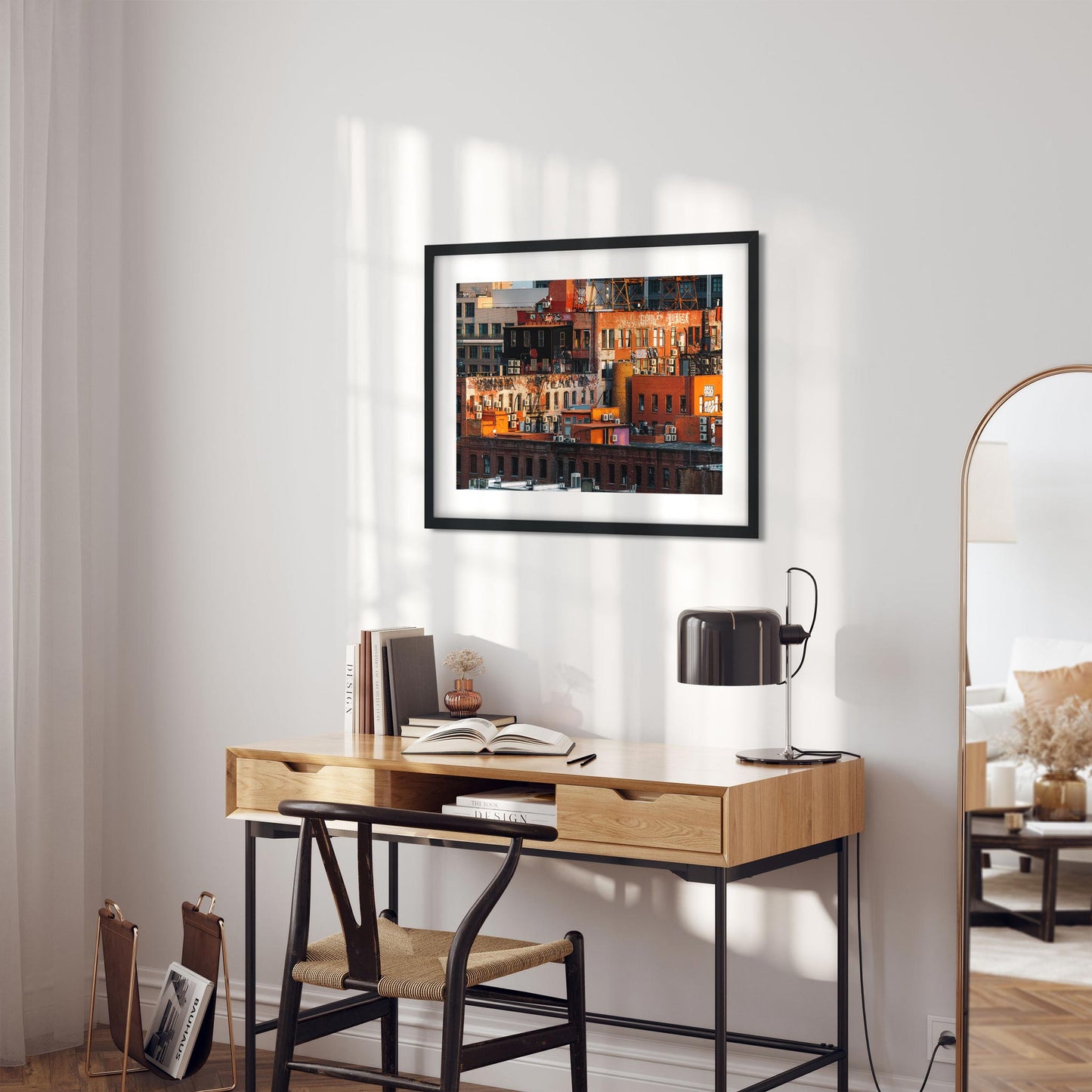 Fine art print of The Rooftop of DUMBO Brooklyn at Sunset