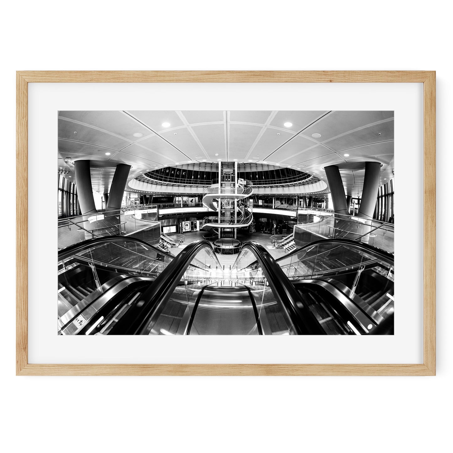 Black and White New York Architecture Fine Art Print of Fulton Street Subway