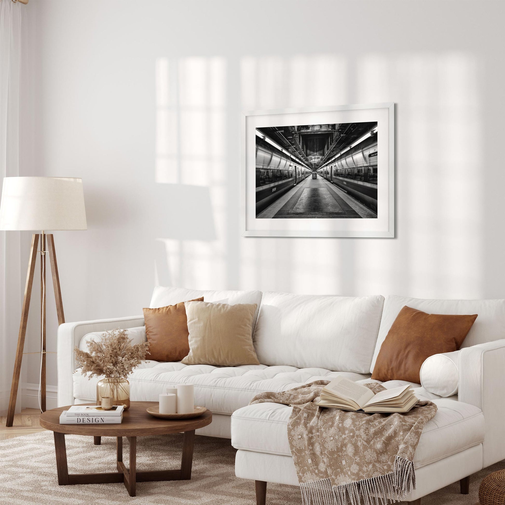Black and white fine art print of Metro-North Railroad, Grand Central New York City