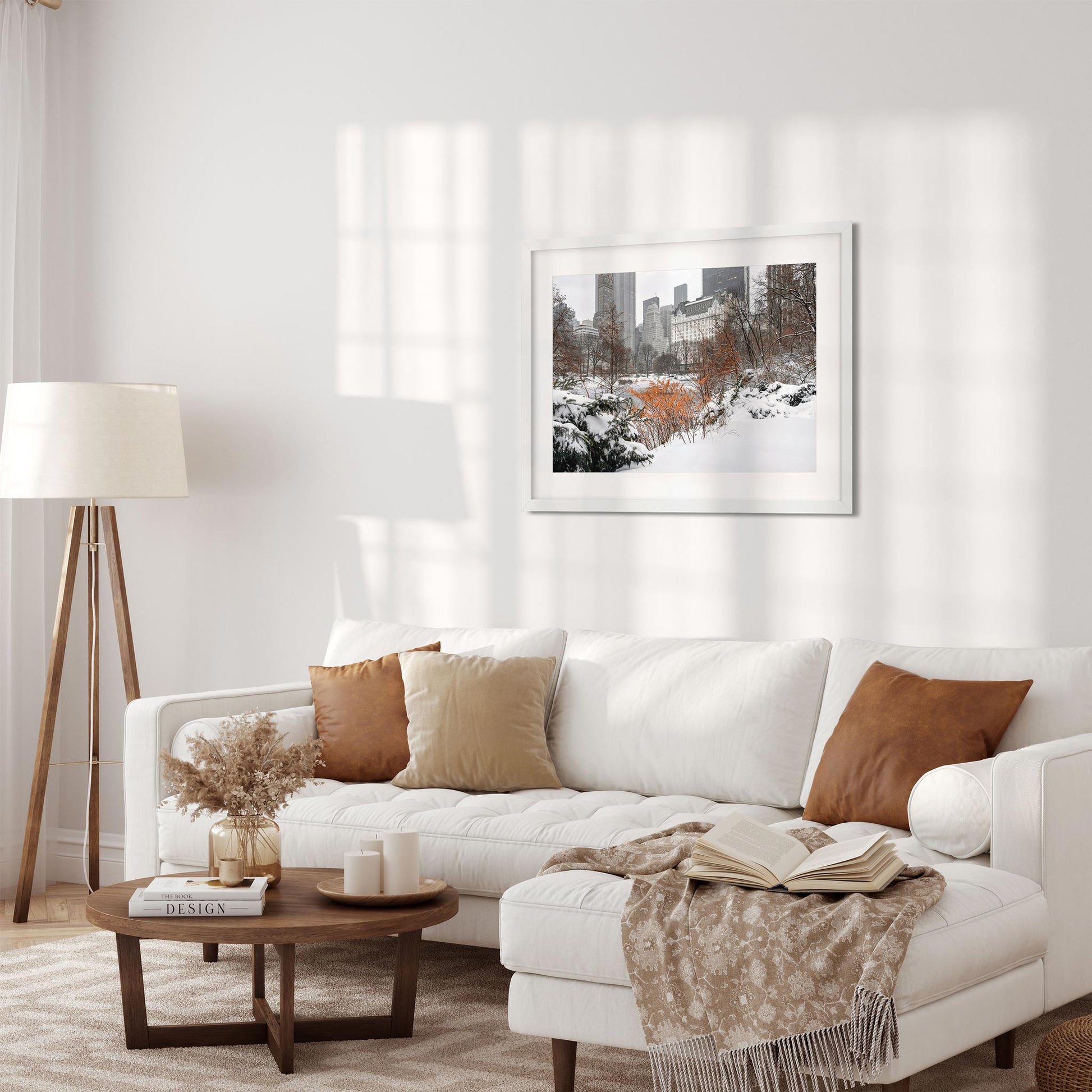Fine art print of Winter Wonderland in Central Park New York City