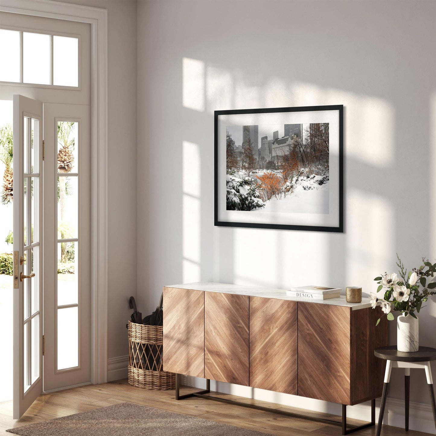 Fine art print of Winter Wonderland in Central Park New York City