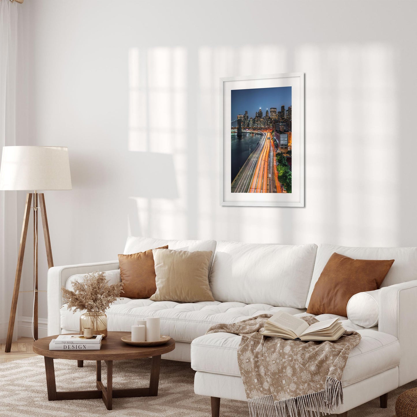 Fine art print of Franklin D. Roosevelt East River Drive at Night
