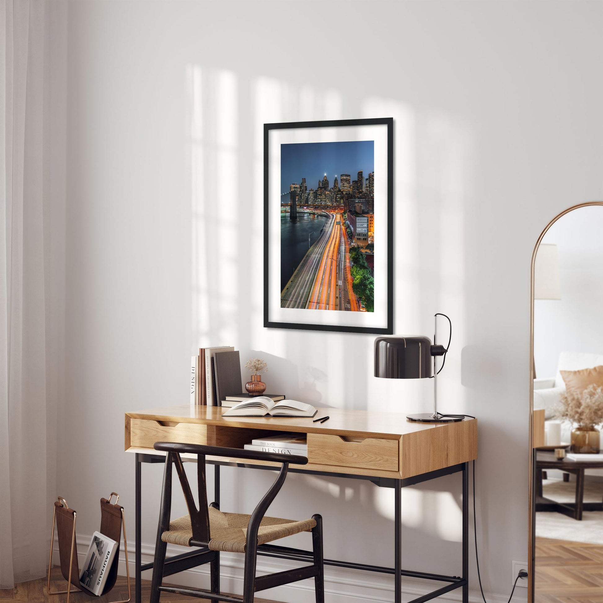 Fine art print of Franklin D. Roosevelt East River Drive at Night