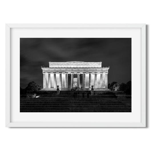Fine art print of Lincoln Memorial at Night Washington, D.C.