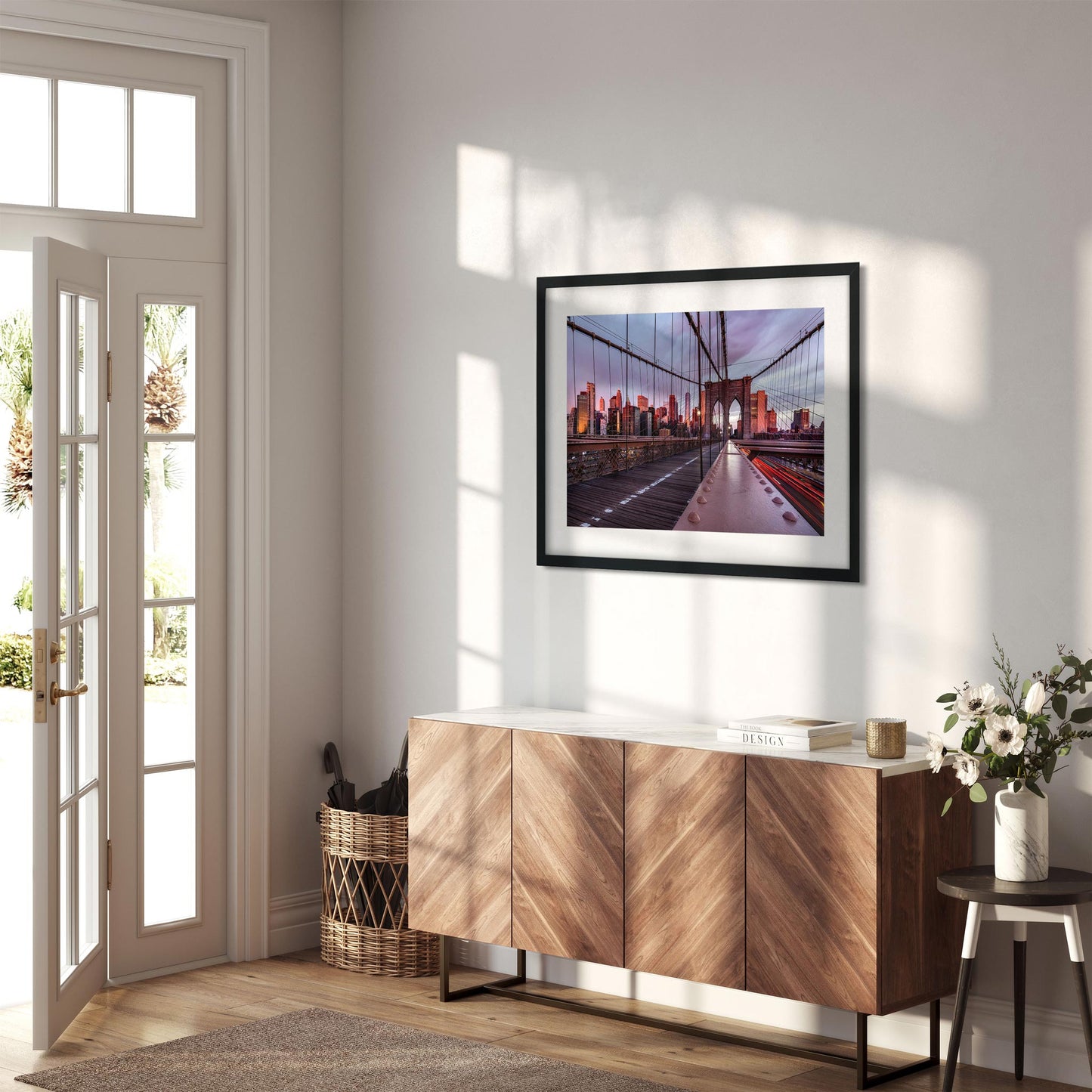 Fine art print of Brooklyn Bridge at Sunrise New York City