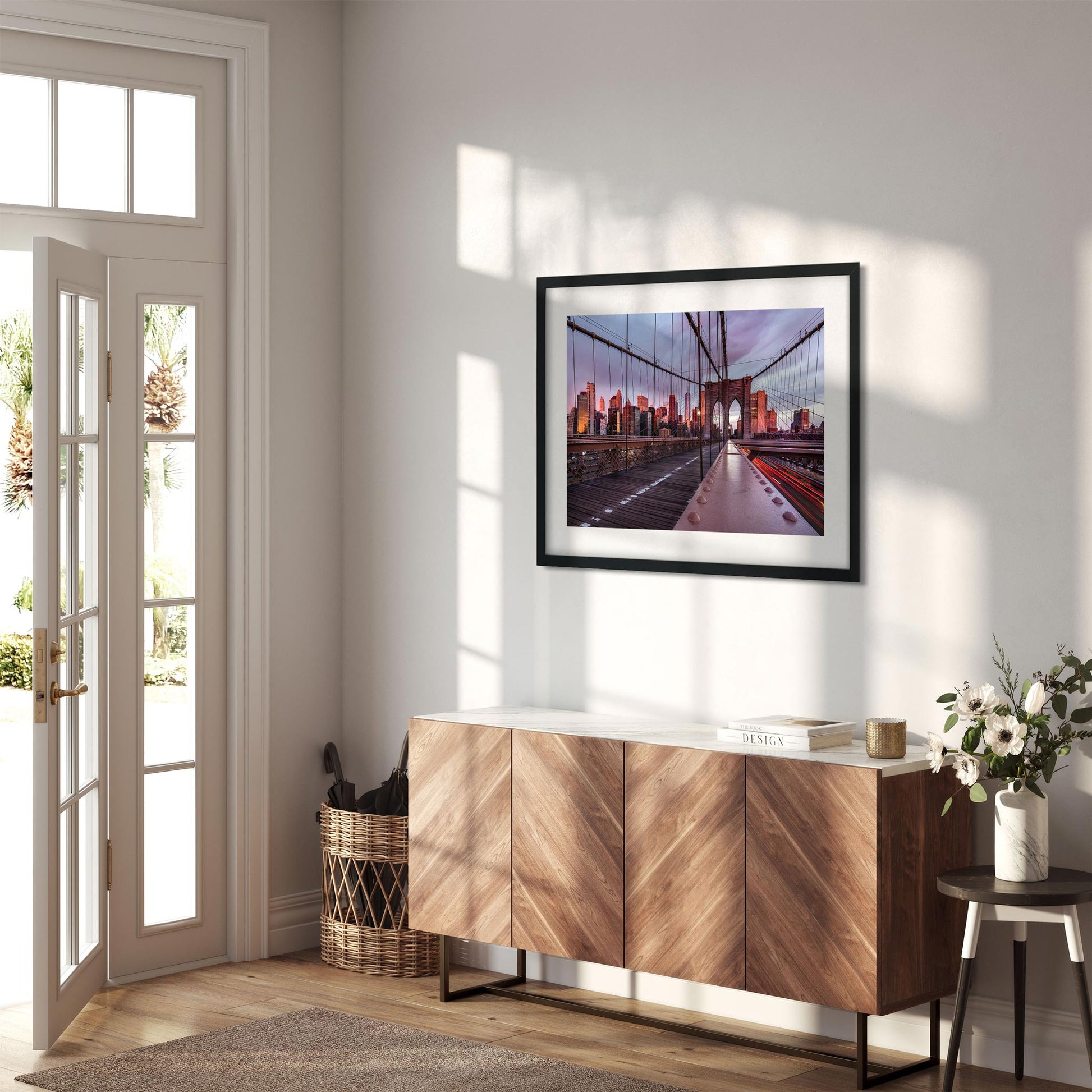 Fine art print of Brooklyn Bridge at Sunrise New York City
