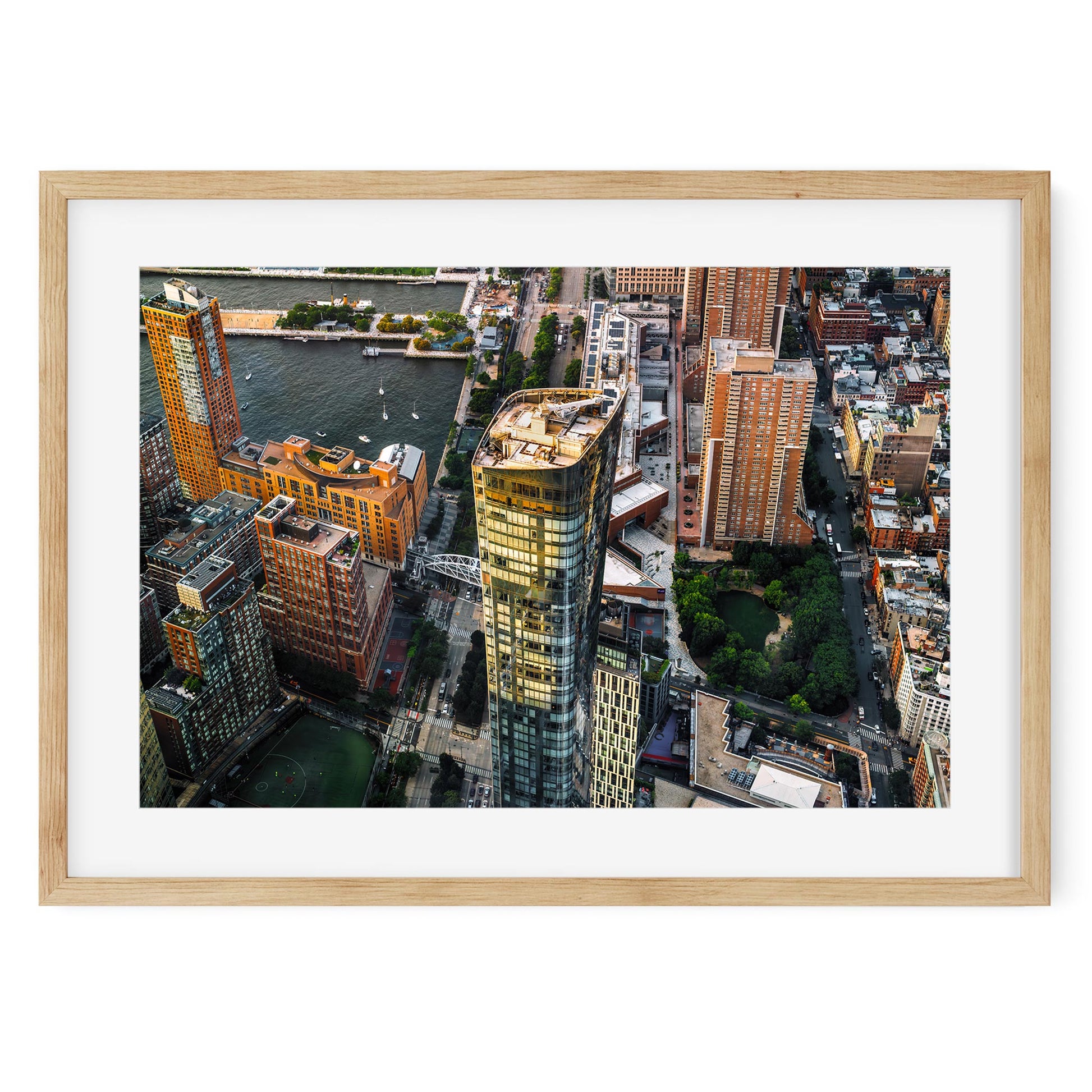 Fine art print of 111 Murray Street and Hudson River Park