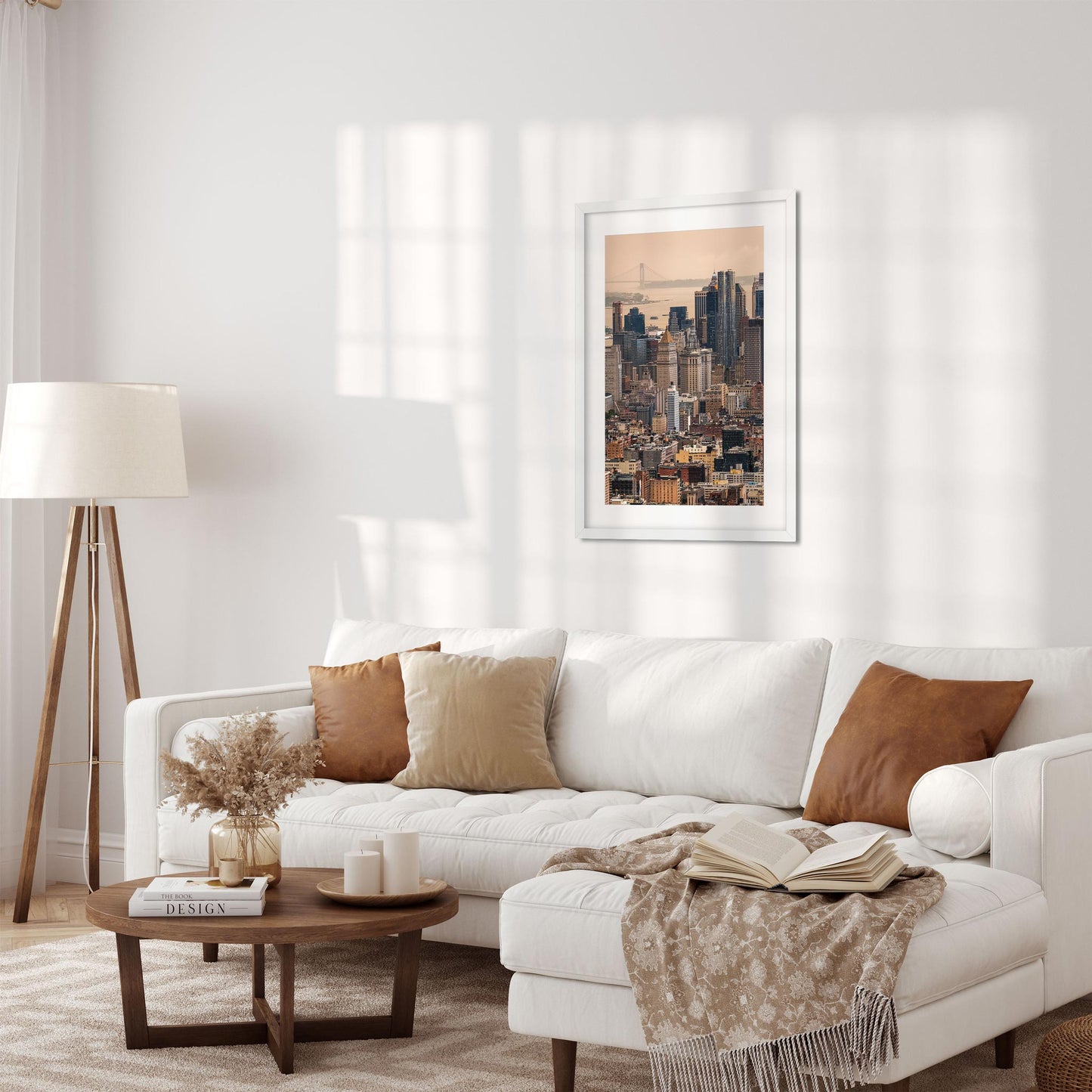 Fine art print of Sunset Meets Storm Over Lower East Manhattan New York City