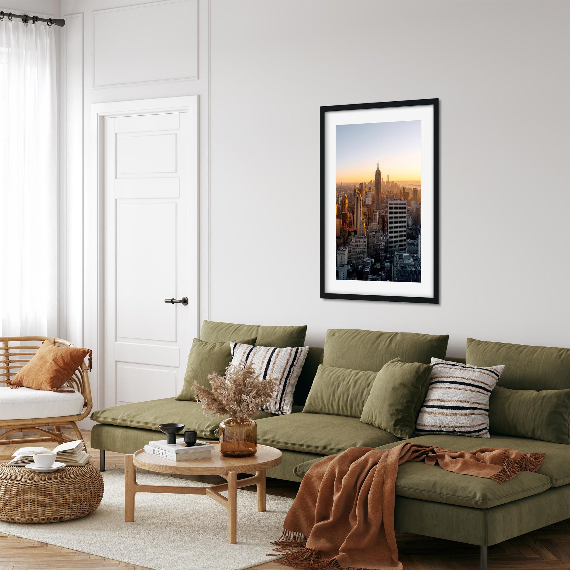Fine art print of Epic View of Manhattan at Sunset New York City