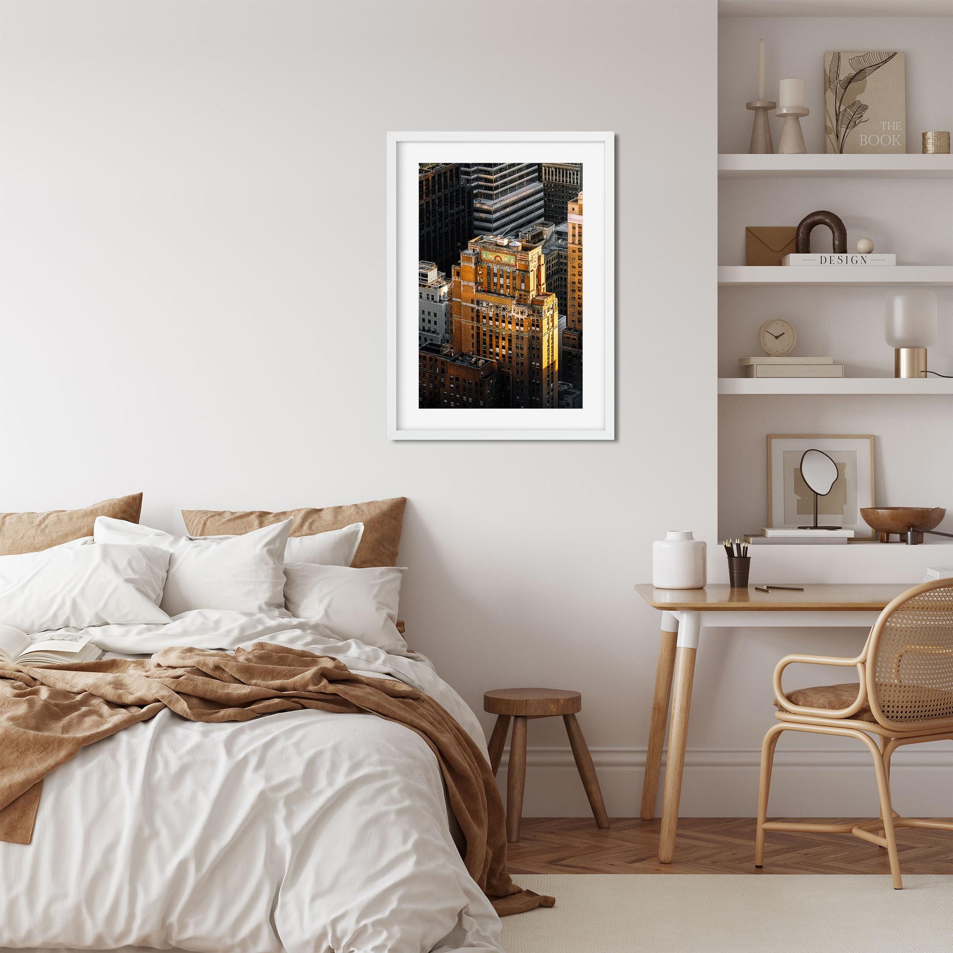 Fine art print of unset Moment of Fred F. French Building in Midtown Manhattan New York City
