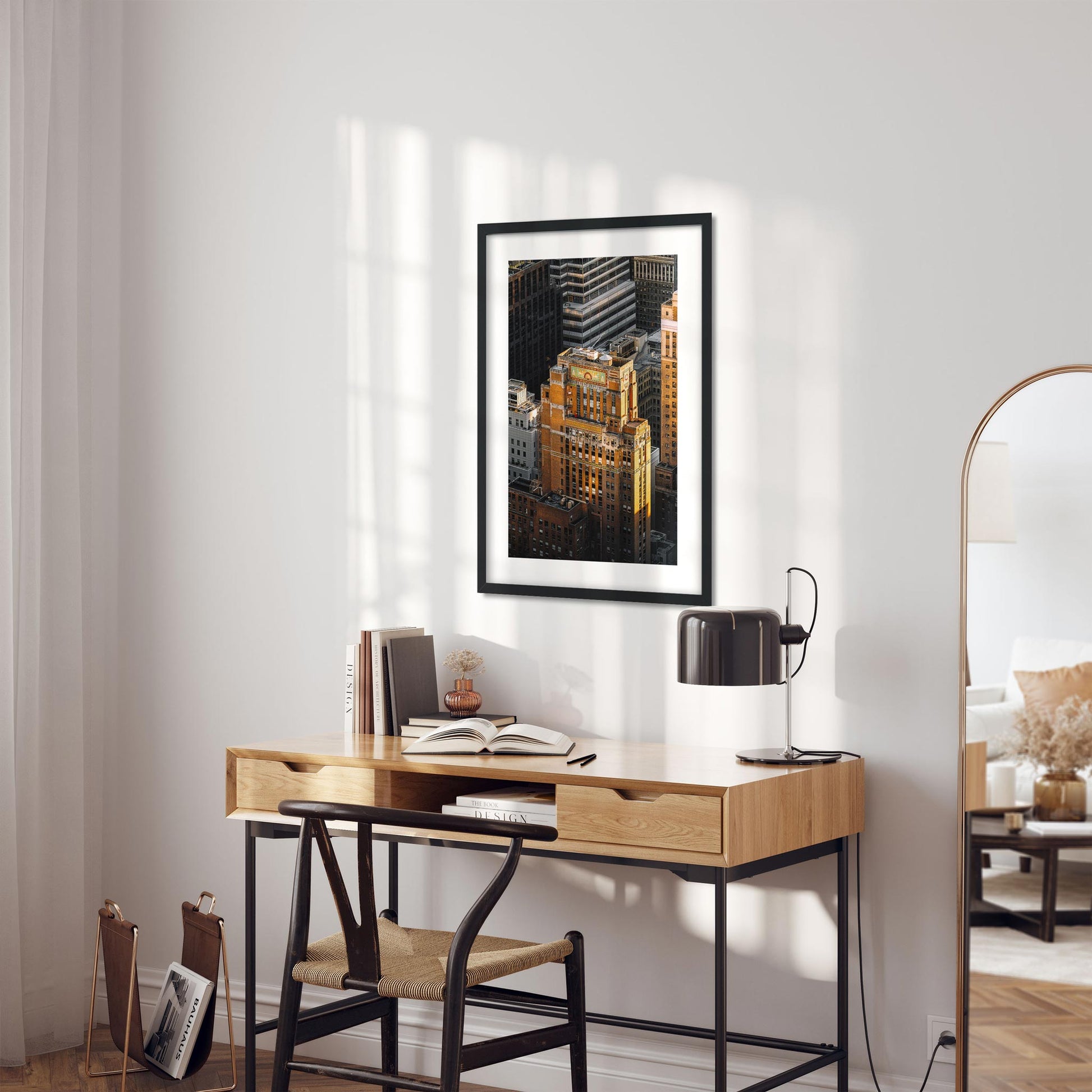 Fine art print of unset Moment of Fred F. French Building in Midtown Manhattan New York City