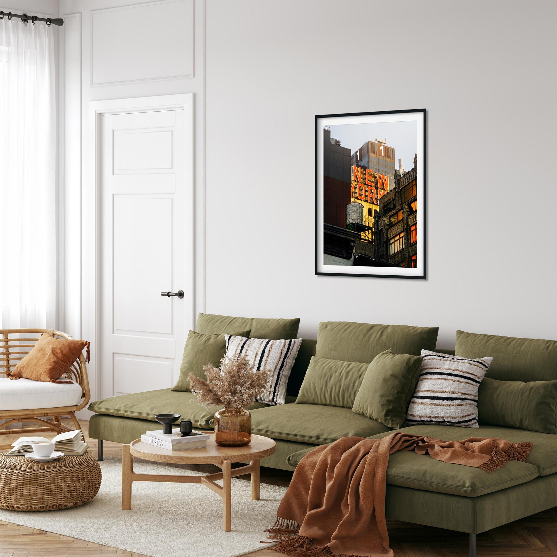 Fine art print of Water Tower with New Yorker sign in Hell's Kitchen Manhattan New York City