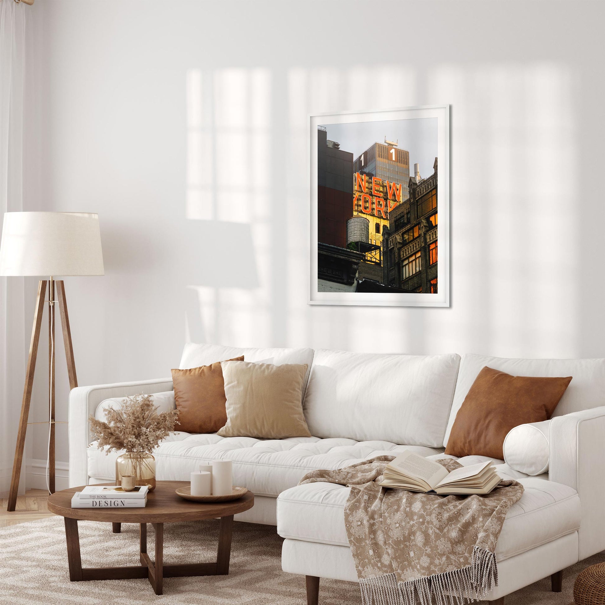 Fine art print of Water Tower with New Yorker sign in Hell's Kitchen Manhattan New York City