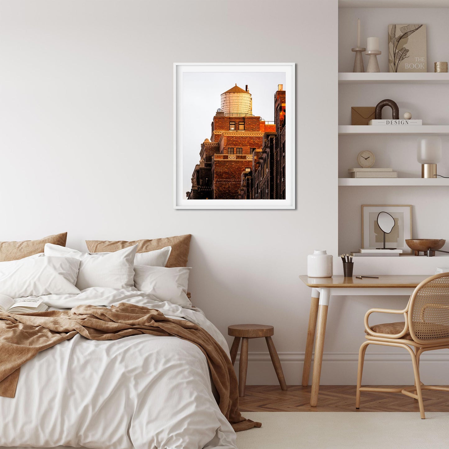 Fine art print of Water Tower at Sunset in Chelsea Manhattan NYC
