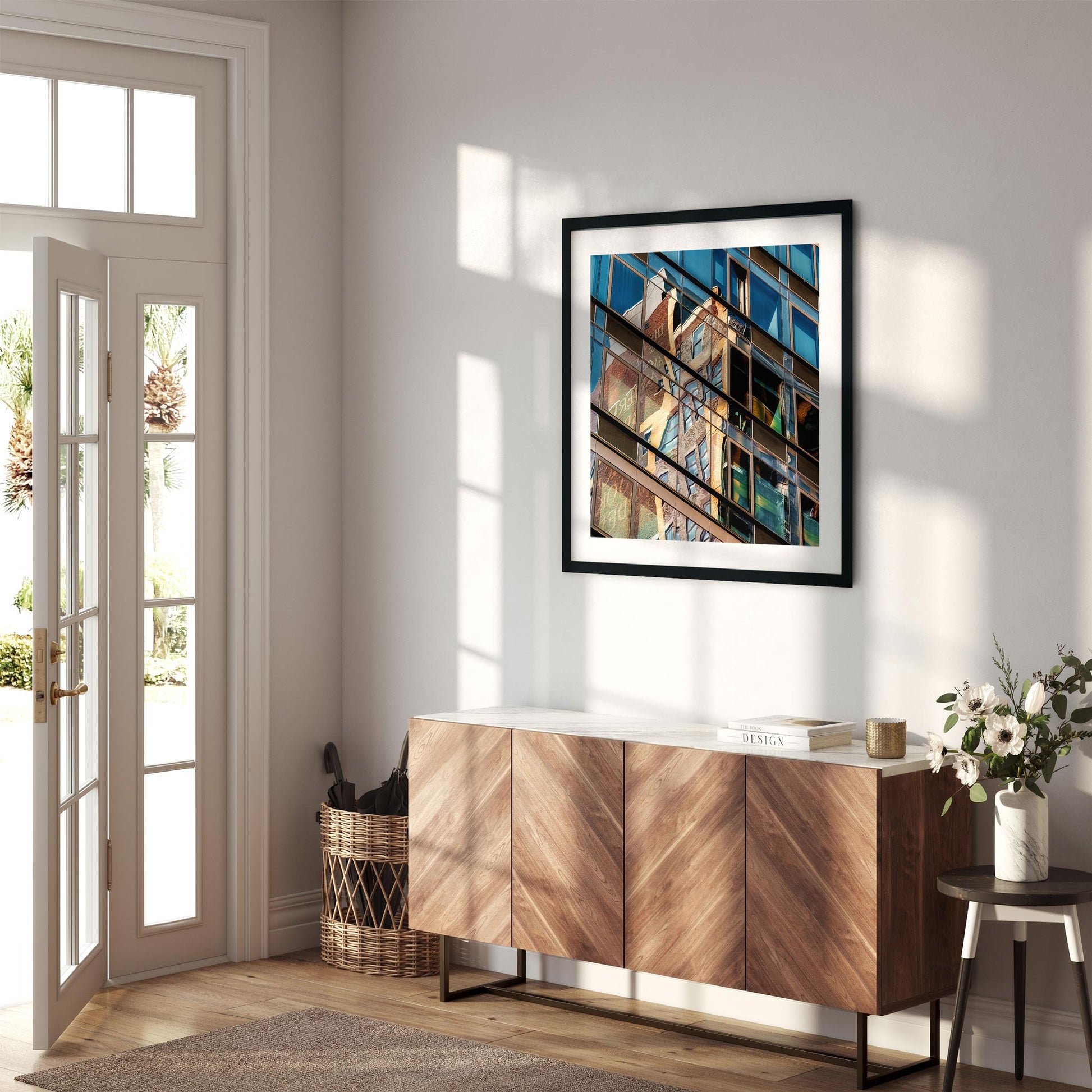 Fine art print of Historical Meets Modern on High Line Chelsea NYC