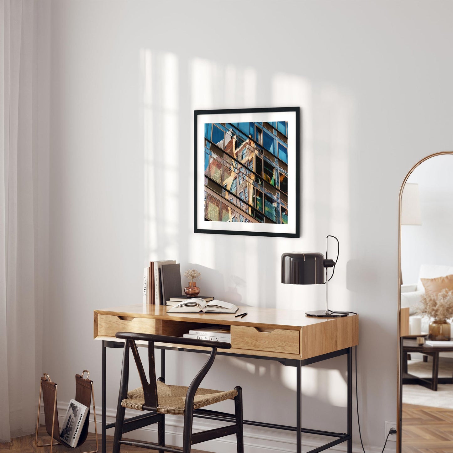 Fine art print of Historical Meets Modern on High Line Chelsea NYC