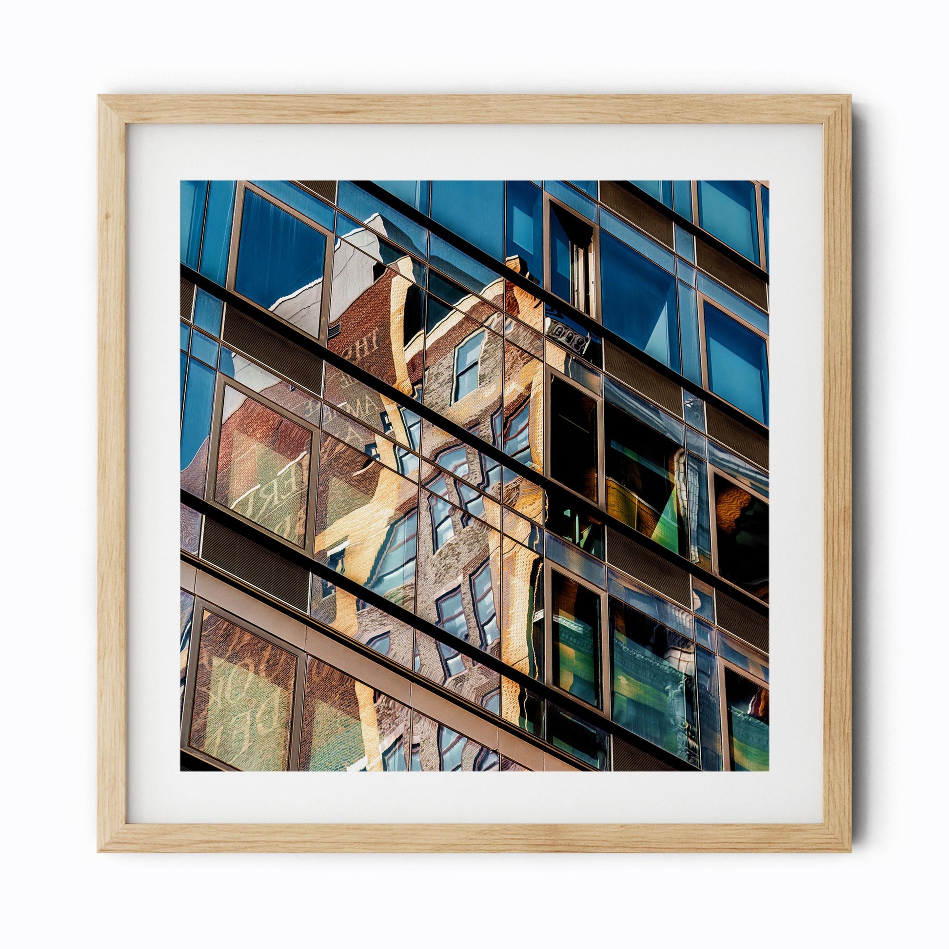 Fine art print of Historical Meets Modern on High Line Chelsea NYC