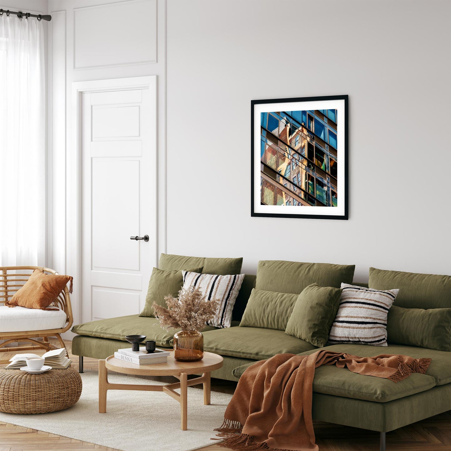 Fine art print of Historical Meets Modern on High Line Chelsea NYC