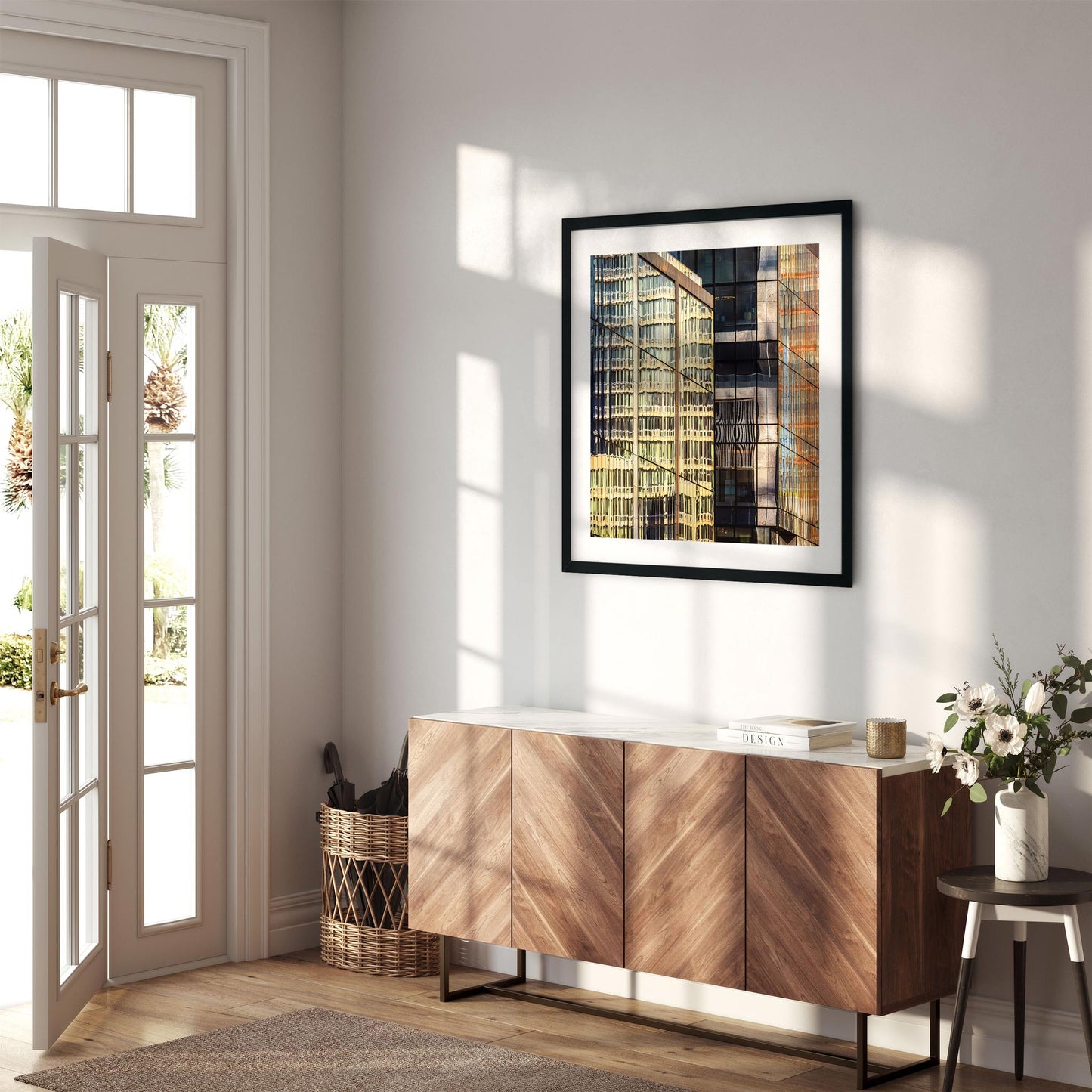 Fine art print of Golden Reflections of Hudson Yards NYC
