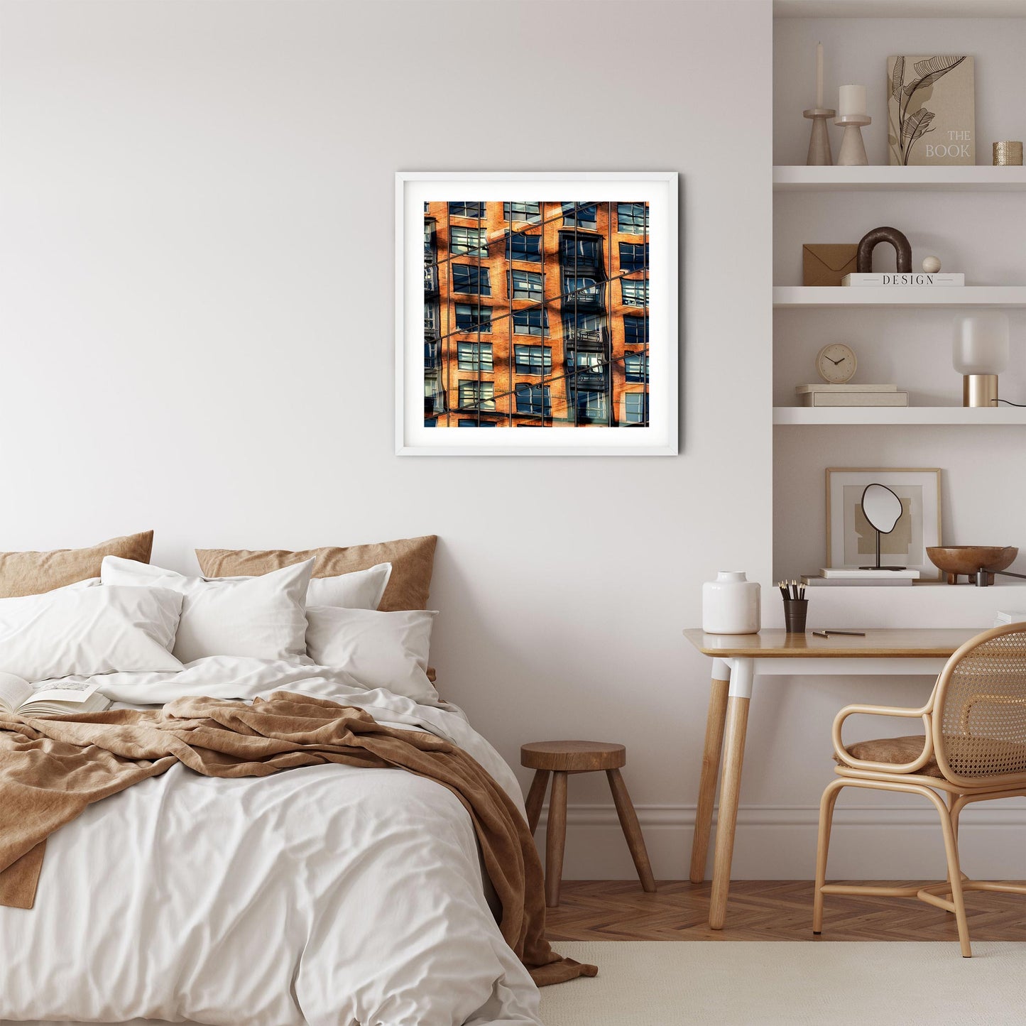 Fine art print of Building Reflections on High Line Chelsea NYC