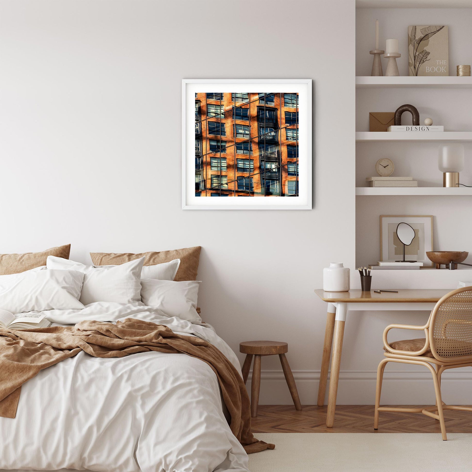 Fine art print of Building Reflections on High Line Chelsea NYC