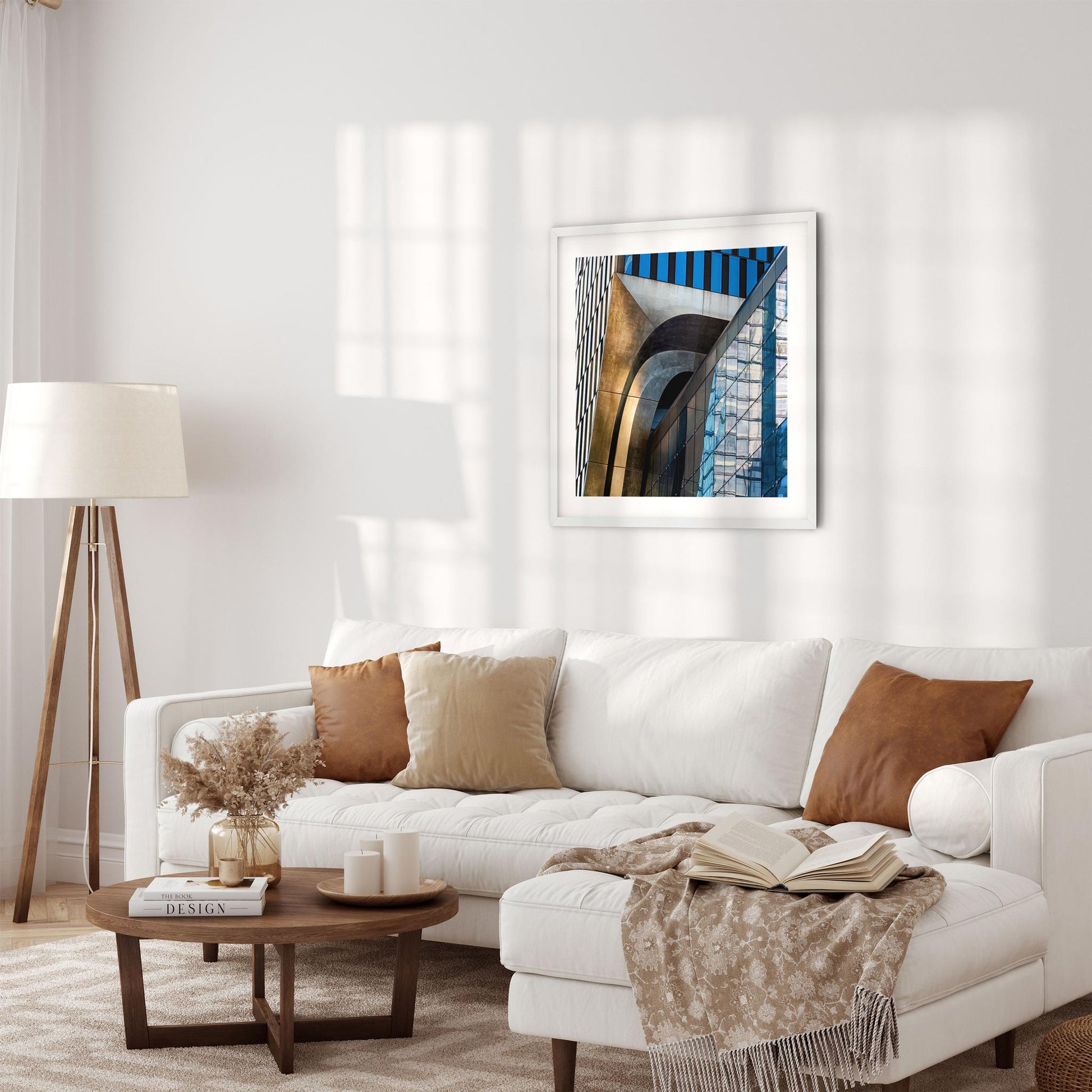 Fine art print of abstract building exterior The Shed in Hudson Yards NYC