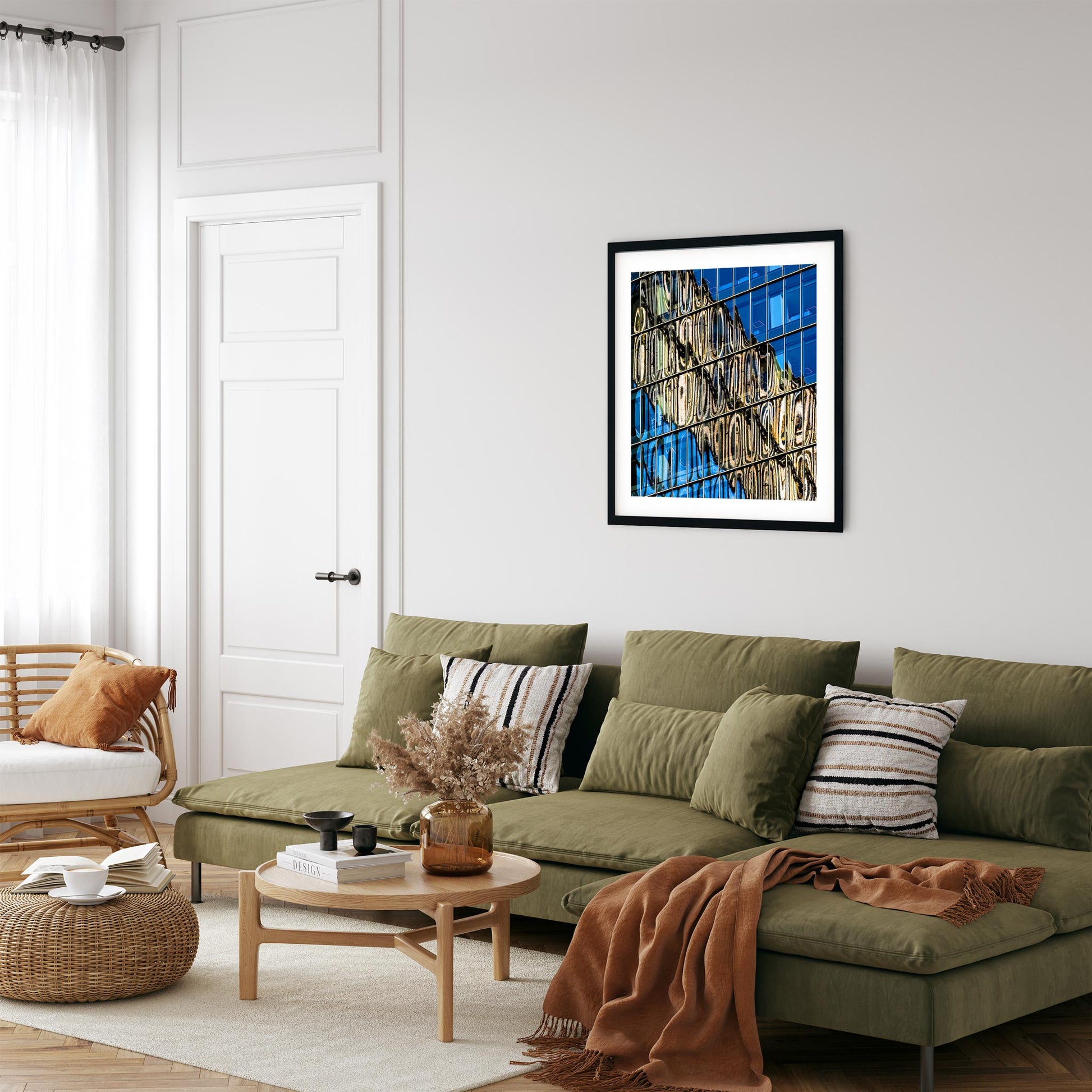 Fine art print of Building Reflections of Hudson Yards NYC