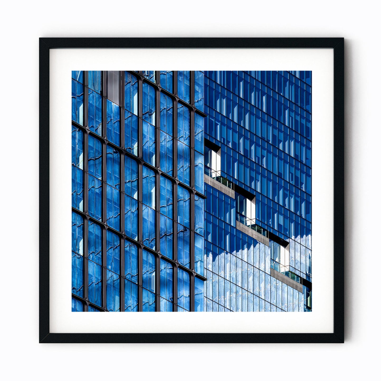 Fine art print of Building Reflections of Hudson Yards New York City