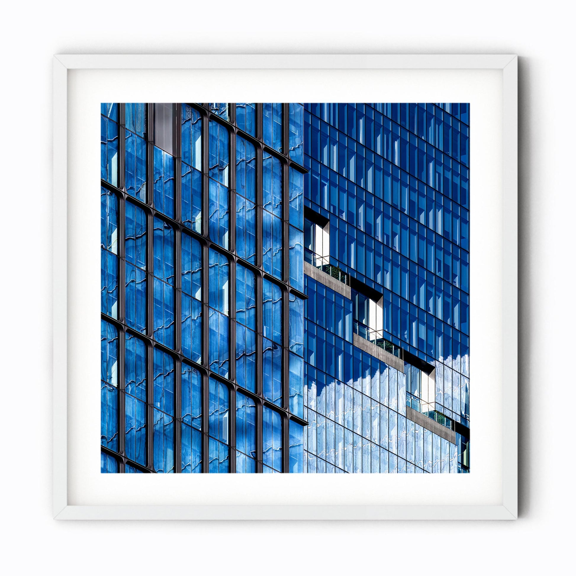 Fine art print of Building Reflections of Hudson Yards New York City