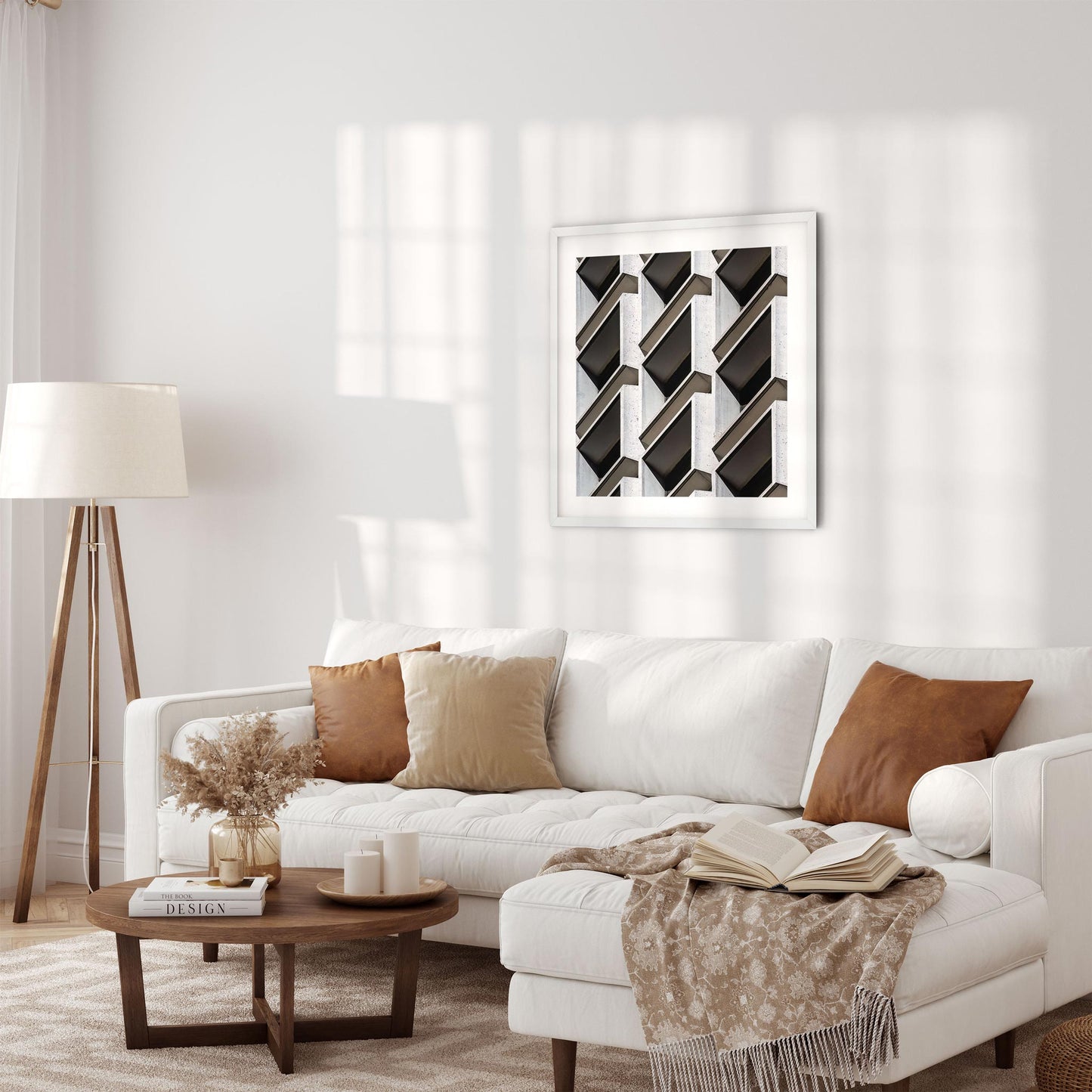 Fine art print of abstract building exterior of 909 Third Avenue New York City