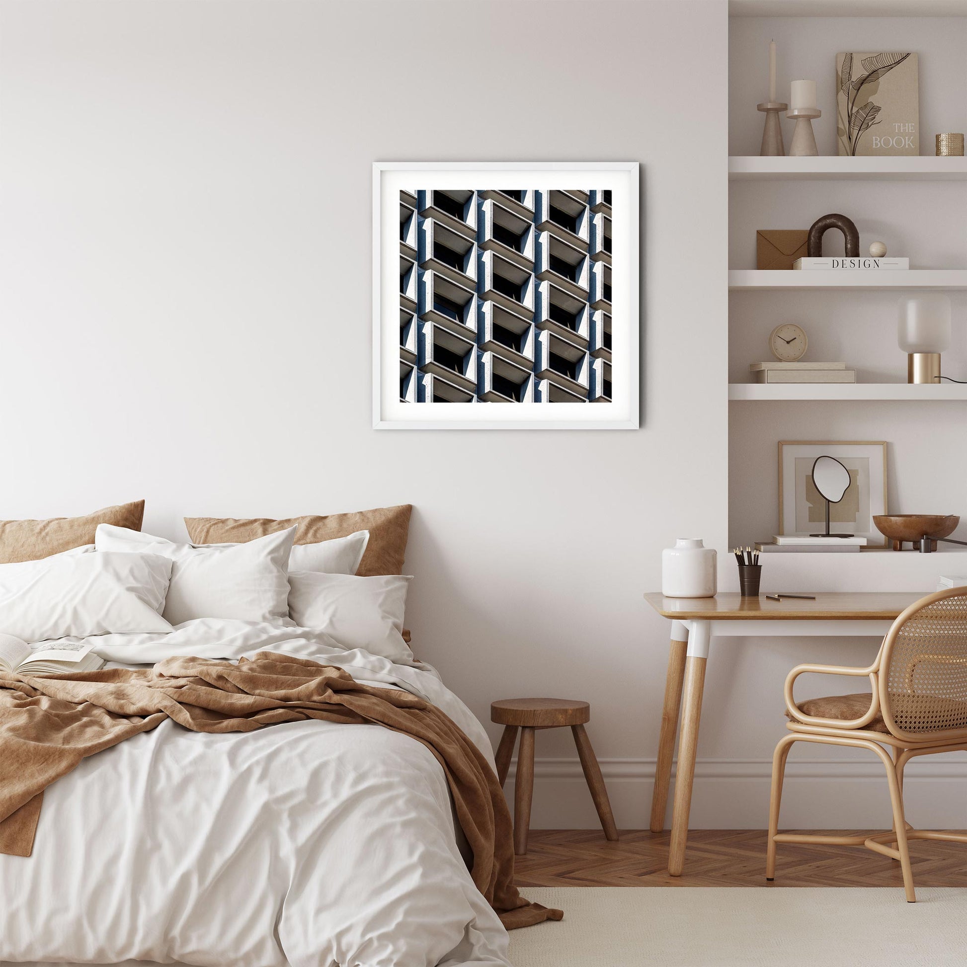 Fine art print of abstract 909 Third Avenue New York City