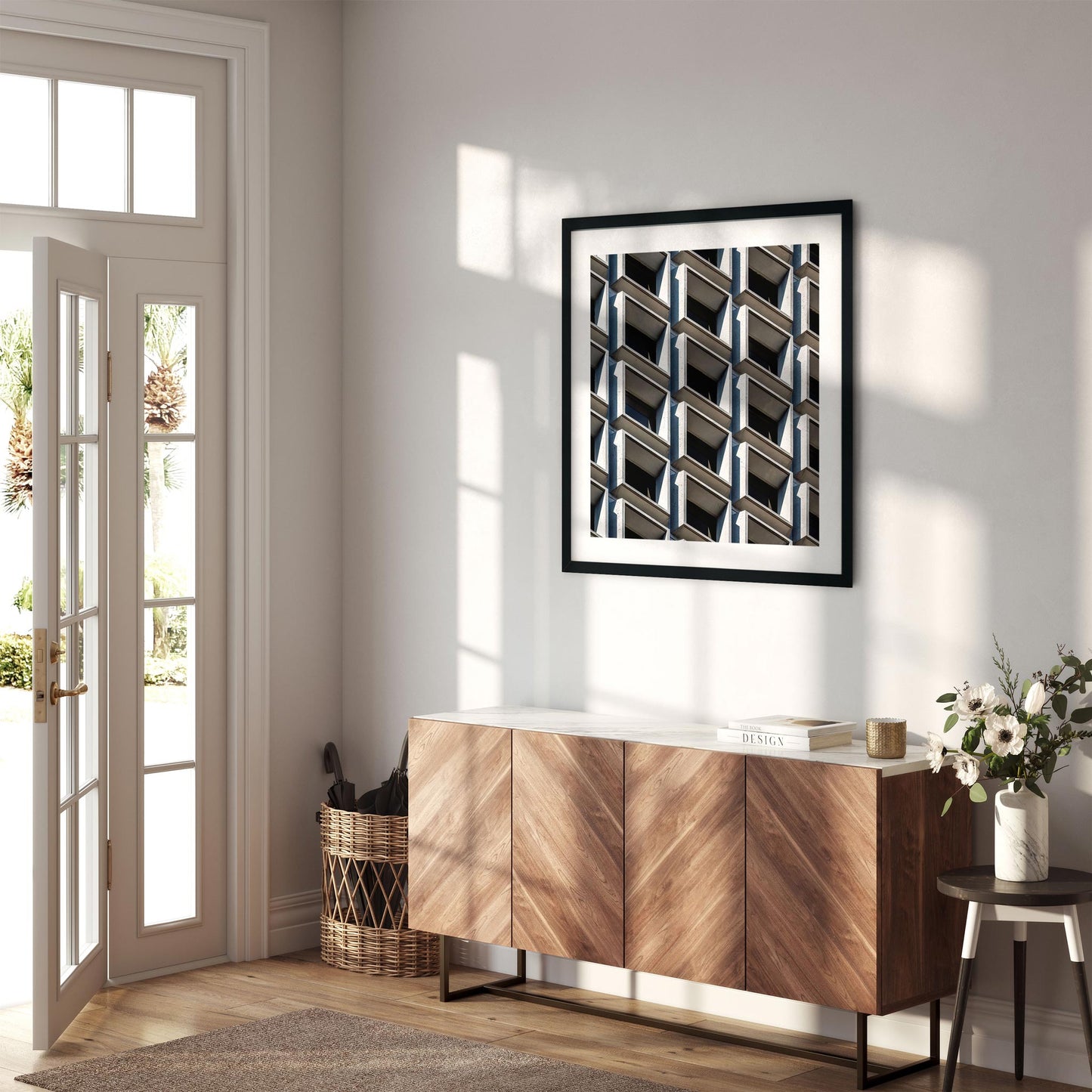 Fine art print of abstract 909 Third Avenue New York City