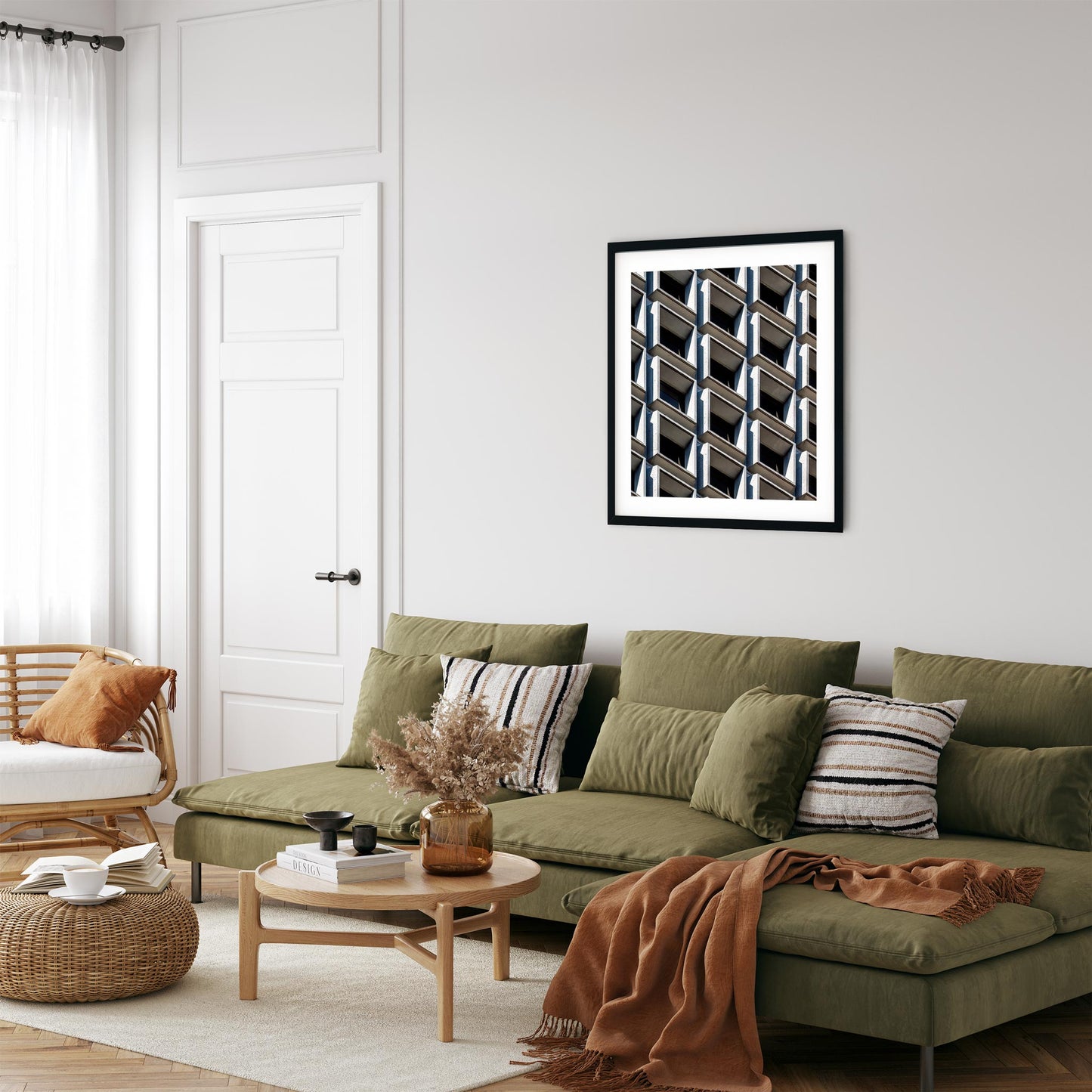 Fine art print of abstract 909 Third Avenue New York City