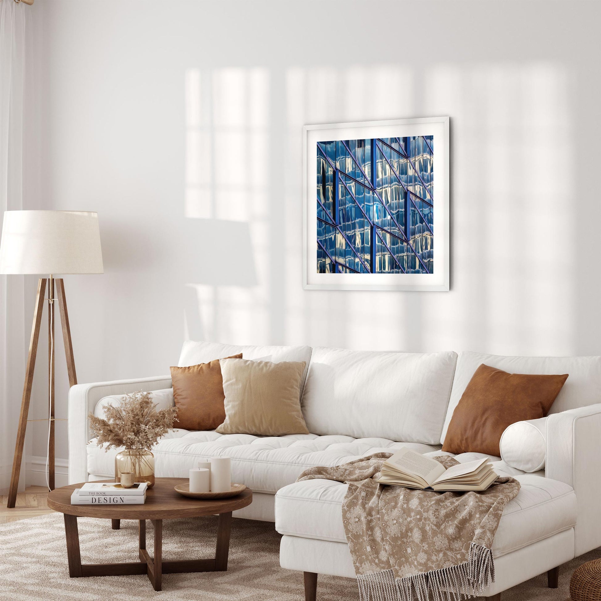 Fine art print of Abstract Building Reflection of Times Square Midtown Manhattan New York City