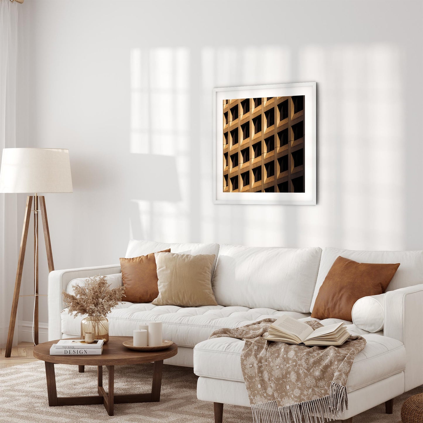 City Abstract Fine Art Print of 55 Water Street New York City