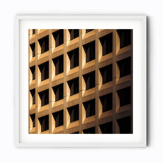 City Abstract Fine Art Print of 55 Water Street New York City