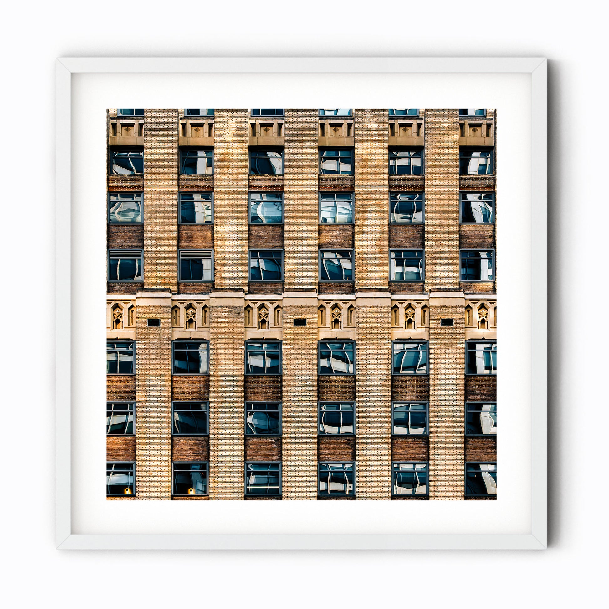 City Abstract Photography Color Fine Art Print of Wall Street New York City