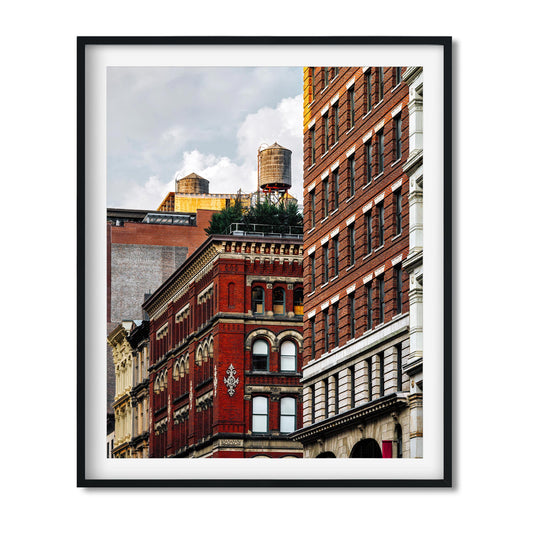 Fine art print of Water Tower on 676 Broadway, NoHo Manhattan New York City