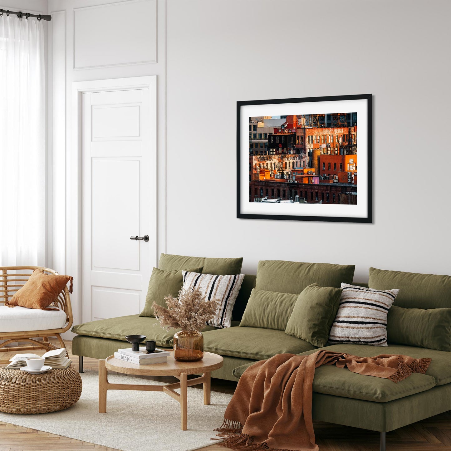 Fine art print of The Rooftop of DUMBO Brooklyn at Sunset 