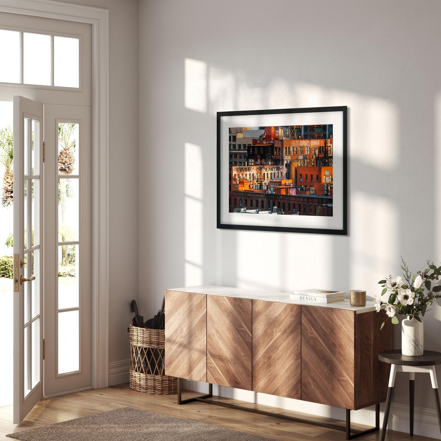 Fine art print of The Rooftop of DUMBO Brooklyn at Sunset 