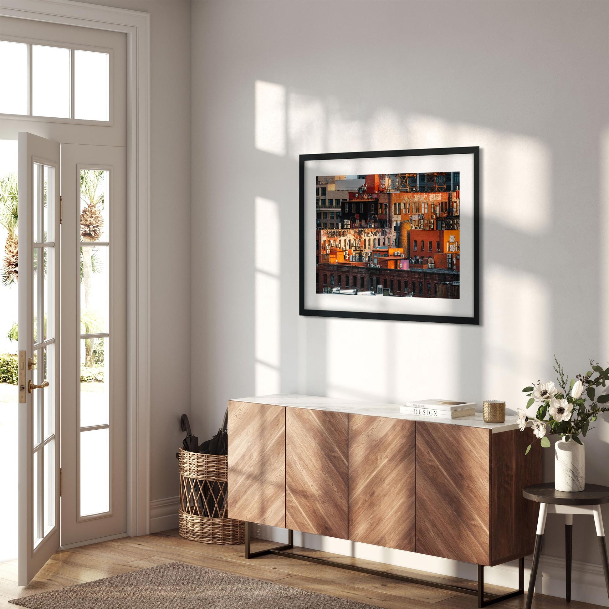 Fine art print of The Rooftop of DUMBO Brooklyn at Sunset 