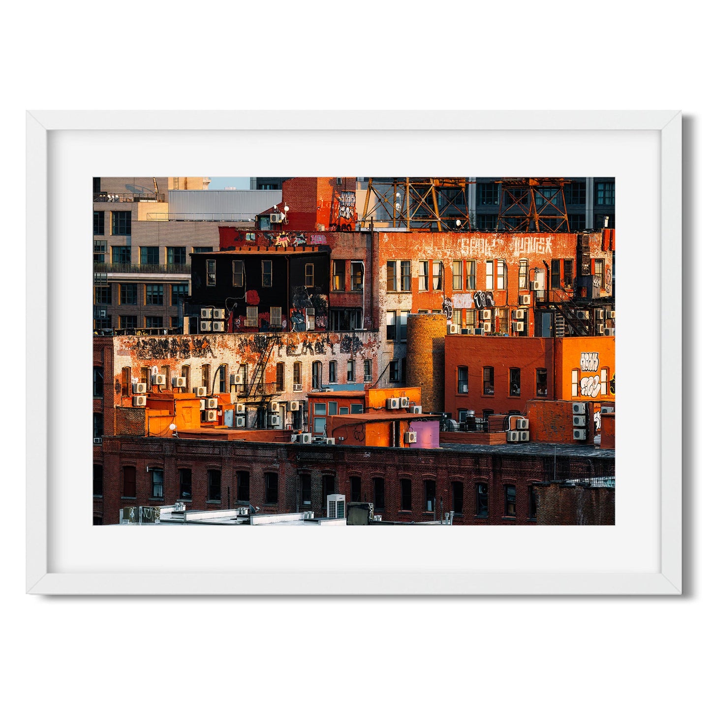 Fine art print of The Rooftop of DUMBO Brooklyn at Sunset 