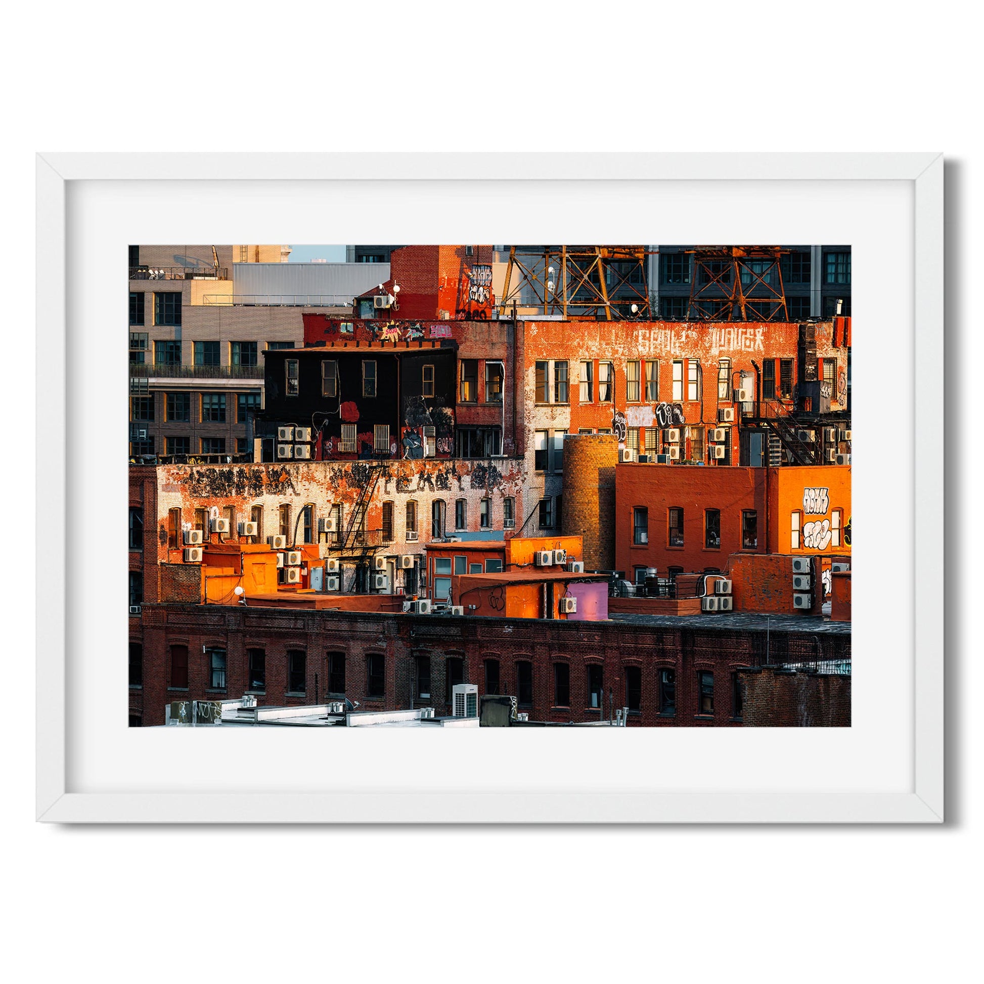 Fine art print of The Rooftop of DUMBO Brooklyn at Sunset 