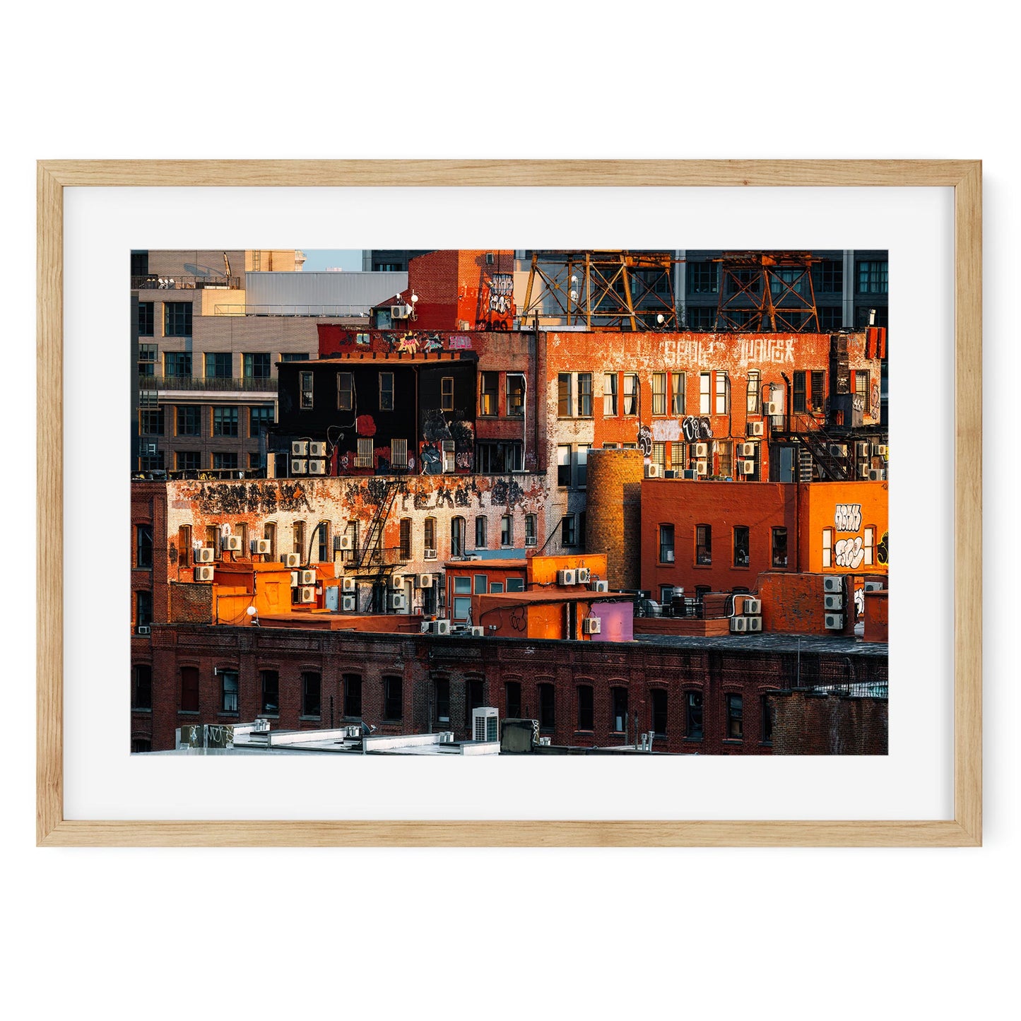 Fine art print of The Rooftop of DUMBO Brooklyn at Sunset 