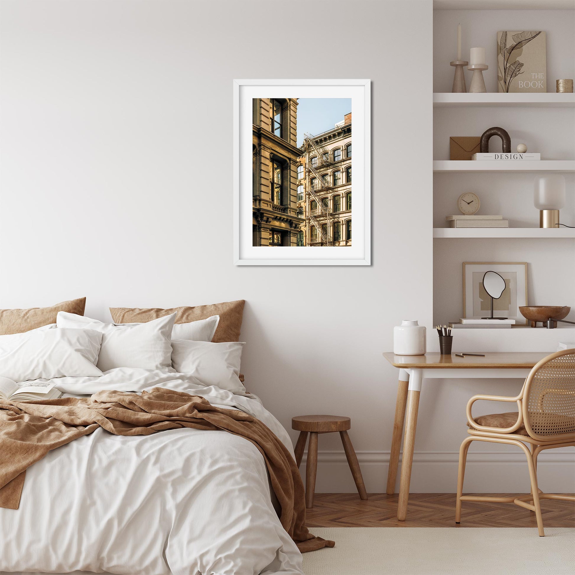 Fine art print of Architectures on Mercer and Bloome Street, SOHO, New York City