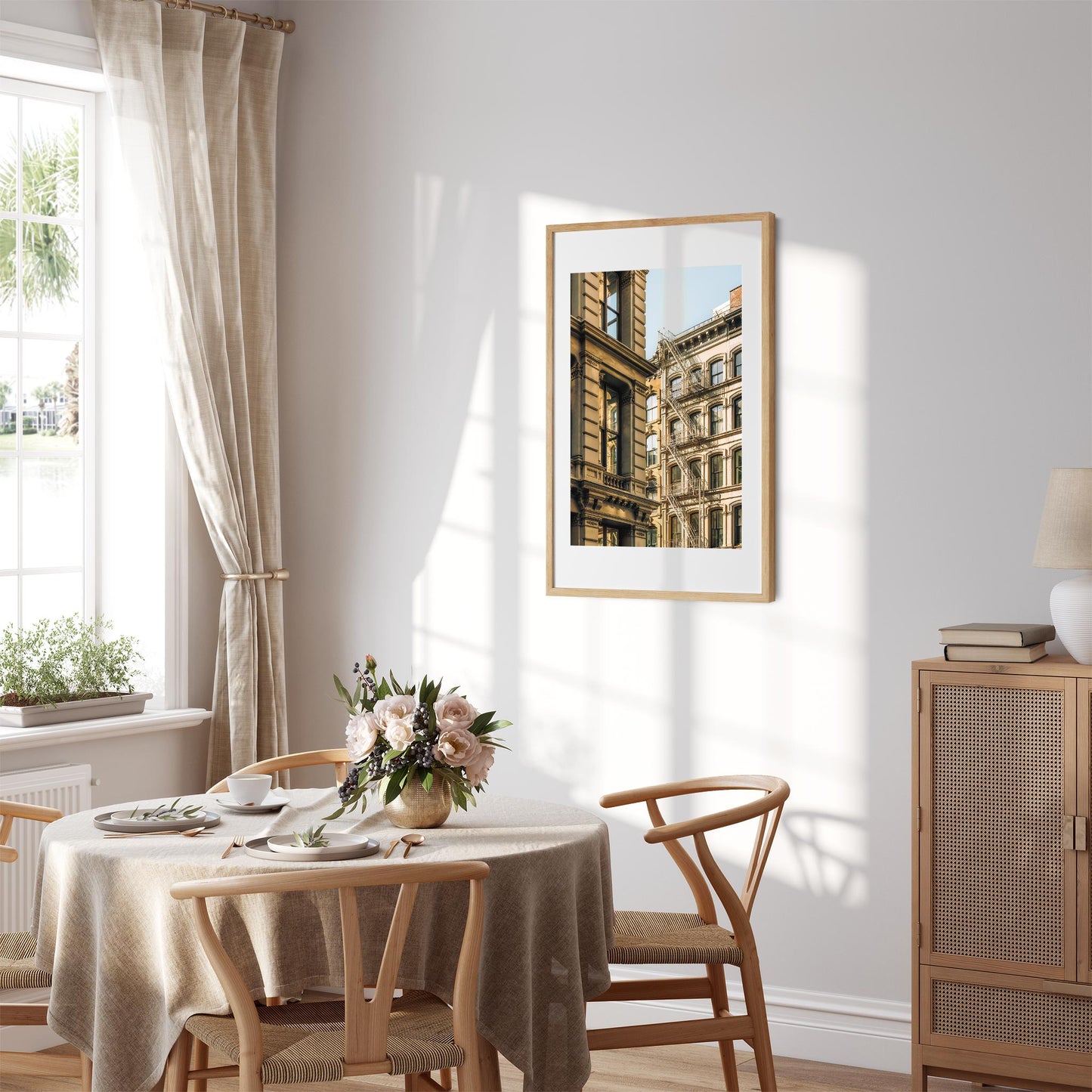Fine art print of Architectures on Mercer and Bloome Street, SOHO, New York City