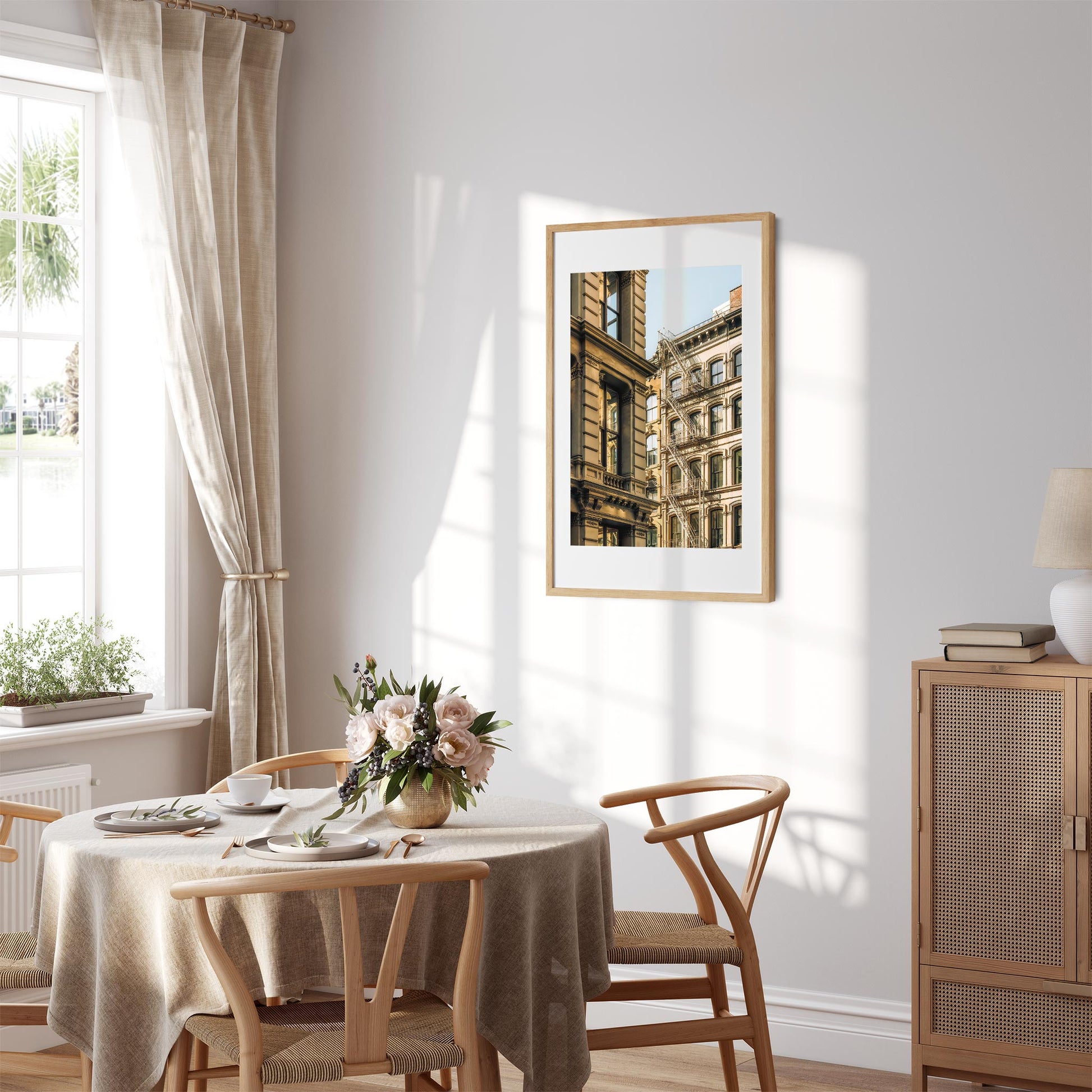 Fine art print of Architectures on Mercer and Bloome Street, SOHO, New York City