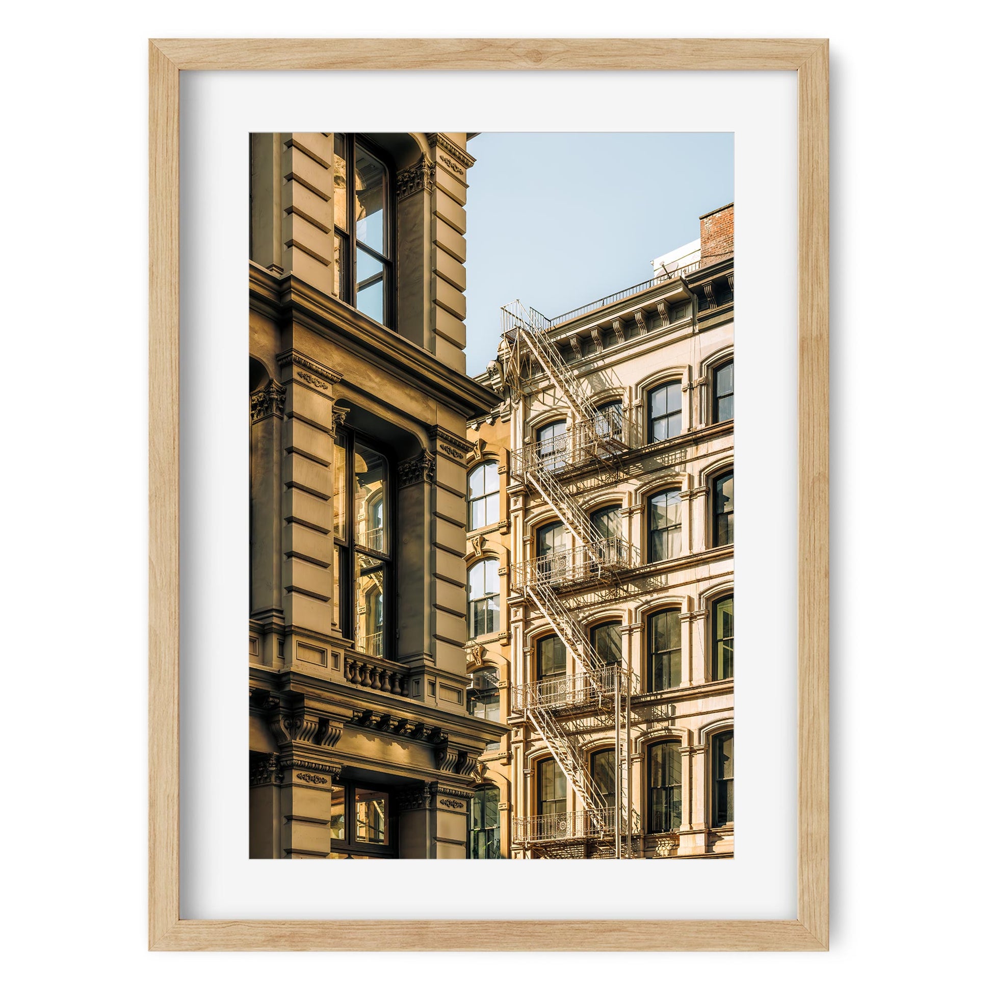 Fine art print of Architectures on Mercer and Bloome Street, SOHO, New York City